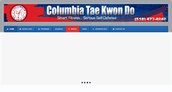 Desktop Screenshot of columbiatkd.com